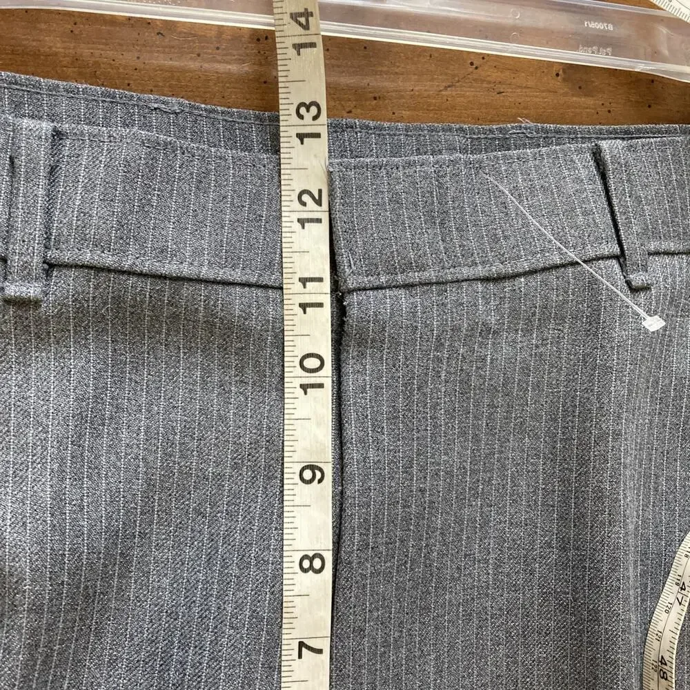 Levi's Action Mens Vtg Suit Sz 44L 36X30 Gray‎ Pinstripe 70s Retro Single Vented